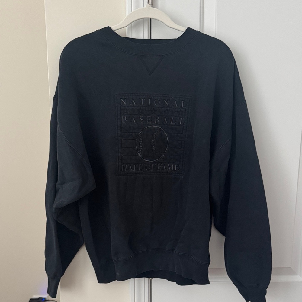 Vintage Gear For Sports Black Baseball Hall of Fame Hoodie